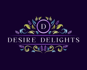 Floral Luxury Lavender logo design