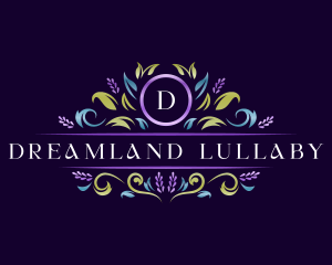 Floral Luxury Lavender logo design