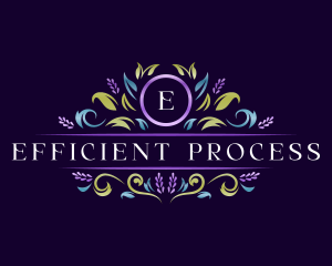 Floral Luxury Lavender logo design