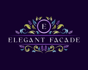 Floral Luxury Lavender logo design