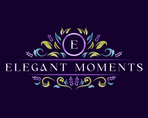 Floral Luxury Lavender logo design