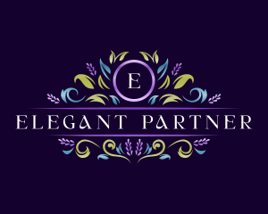 Floral Luxury Lavender logo design