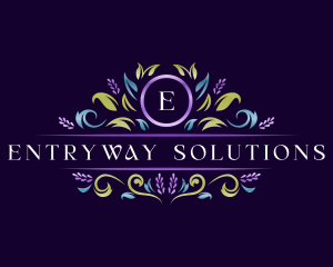 Floral Luxury Lavender logo design