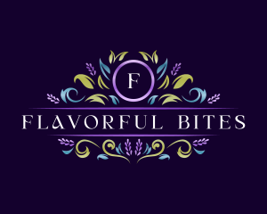 Floral Luxury Lavender logo design