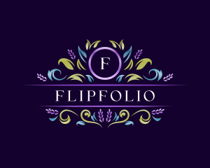 Floral Luxury Lavender logo design