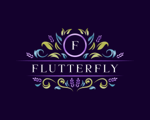 Floral Luxury Lavender logo design