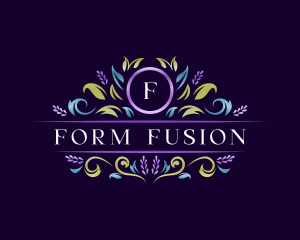 Floral Luxury Lavender logo design