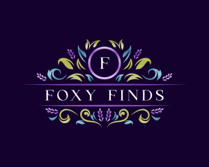 Floral Luxury Lavender logo design