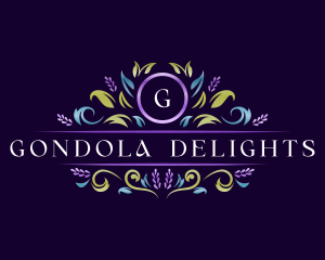 Floral Luxury Lavender logo design