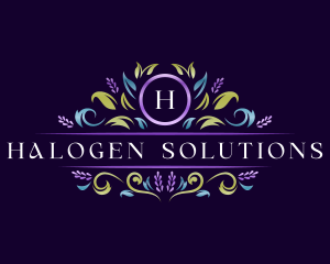 Floral Luxury Lavender logo design