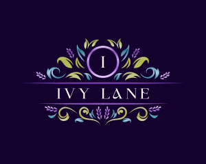 Floral Luxury Lavender logo design