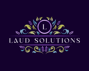 Floral Luxury Lavender logo design