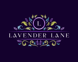 Floral Luxury Lavender logo design