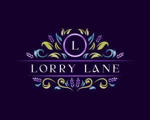 Floral Luxury Lavender logo design