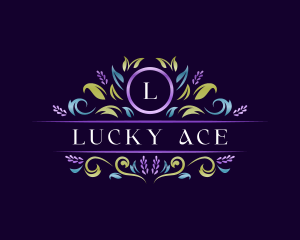 Floral Luxury Lavender logo design