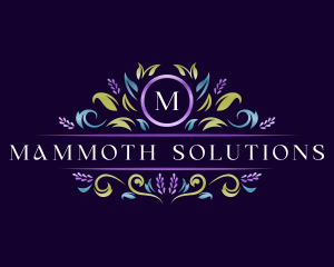 Floral Luxury Lavender logo design