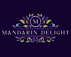 Floral Luxury Lavender logo design