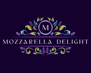 Floral Luxury Lavender logo design