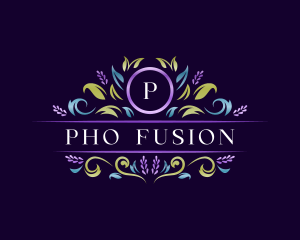 Floral Luxury Lavender logo design