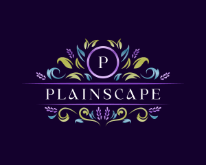 Floral Luxury Lavender logo design