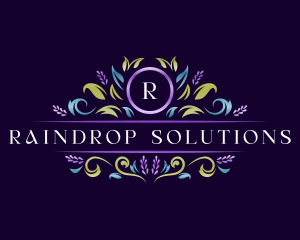 Floral Luxury Lavender logo design