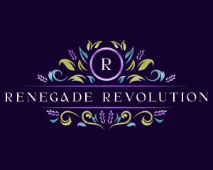 Floral Luxury Lavender logo design