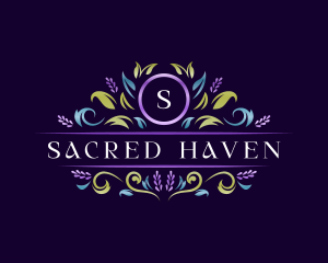 Floral Luxury Lavender logo design