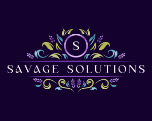 Floral Luxury Lavender logo design