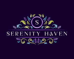 Floral Luxury Lavender logo design