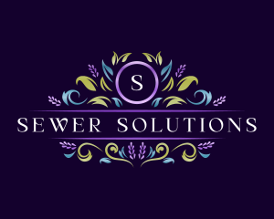 Floral Luxury Lavender logo design