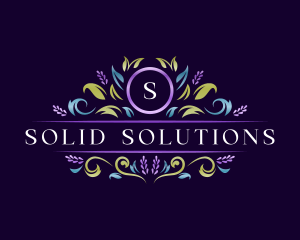 Floral Luxury Lavender logo design