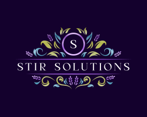 Floral Luxury Lavender logo design