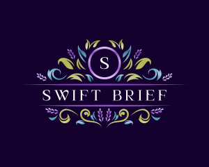 Floral Luxury Lavender logo design