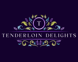 Floral Luxury Lavender logo design