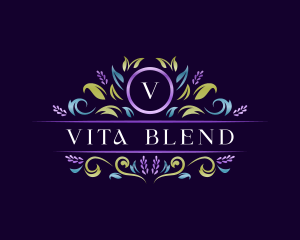 Floral Luxury Lavender logo design