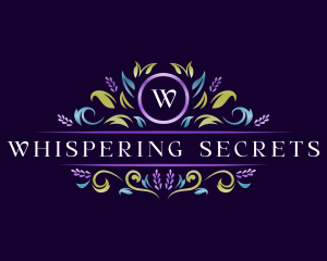 Floral Luxury Lavender logo design