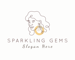 Fashion Lady Jewelry  logo design