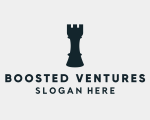 Rook Chess Piece logo design