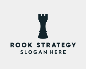 Rook Chess Piece logo