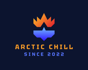 Fire Frozen Iceberg logo