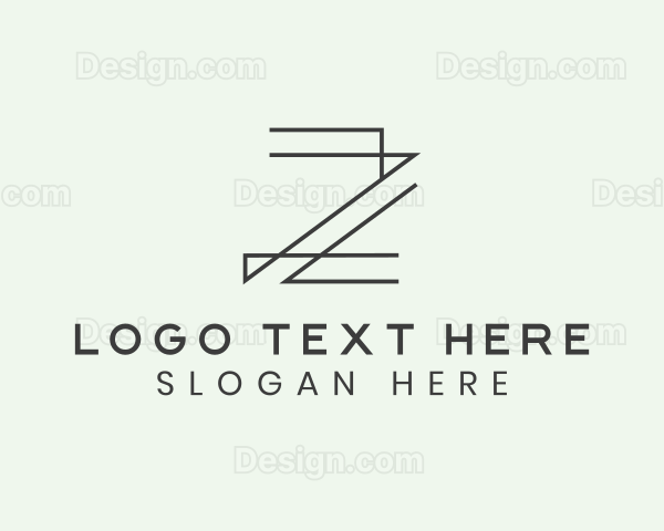 Minimalist Architect Letter Z Logo