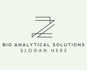 Minimalist Architect Letter Z logo design