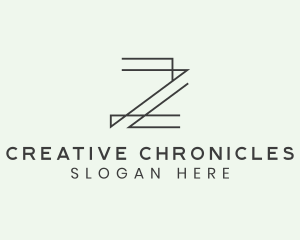 Minimalist Architect Letter Z logo design