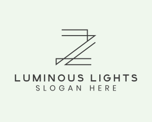 Minimalist Architect Letter Z logo design