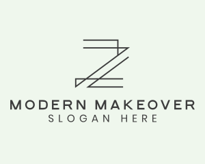 Minimalist Architect Letter Z logo design