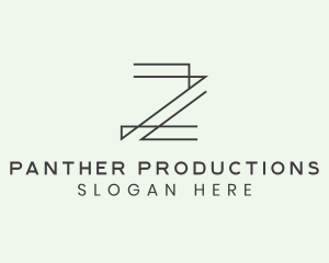 Minimalist Architect Letter Z logo design