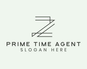 Minimalist Architect Letter Z logo design