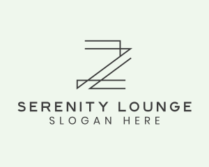 Minimalist Architect Letter Z logo design