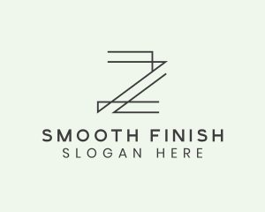 Minimalist Architect Letter Z logo design