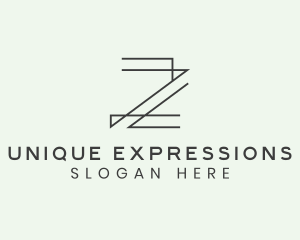 Minimalist Architect Letter Z logo design